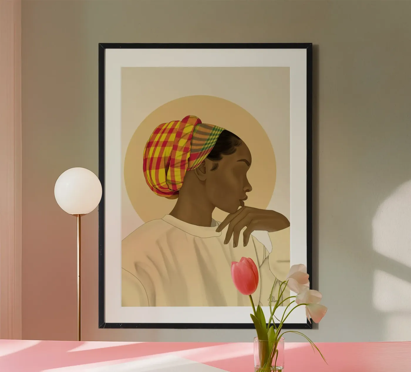 Poster Headwrap madras poster da Jahleeya