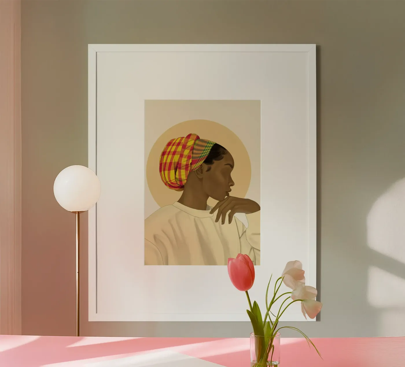 Poster Headwrap madras poster da Jahleeya