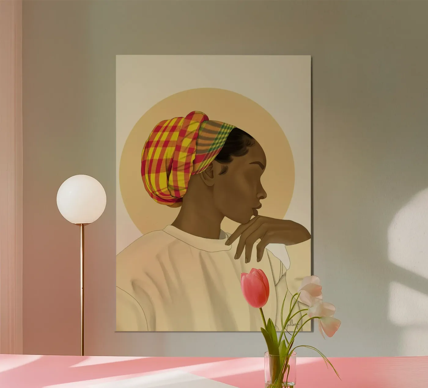 Poster Headwrap madras poster da Jahleeya