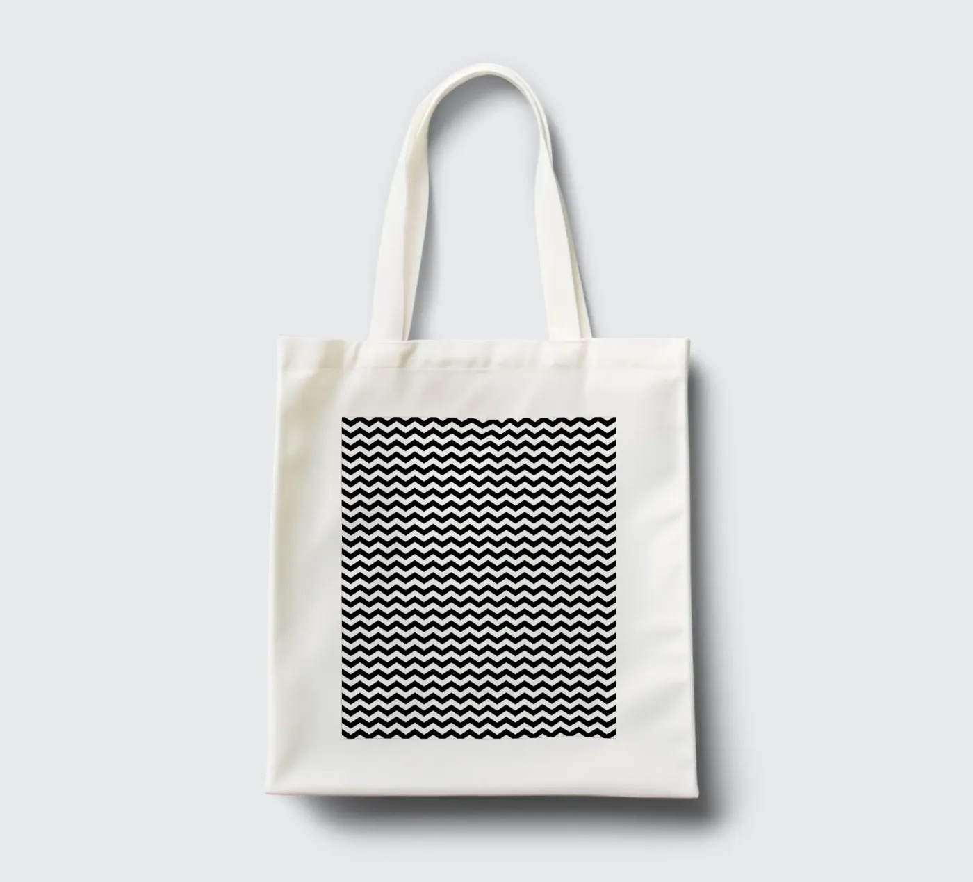Minimal Chic Basic Chevron Pattern | Black and White tote bag by Beauty in Simplicity