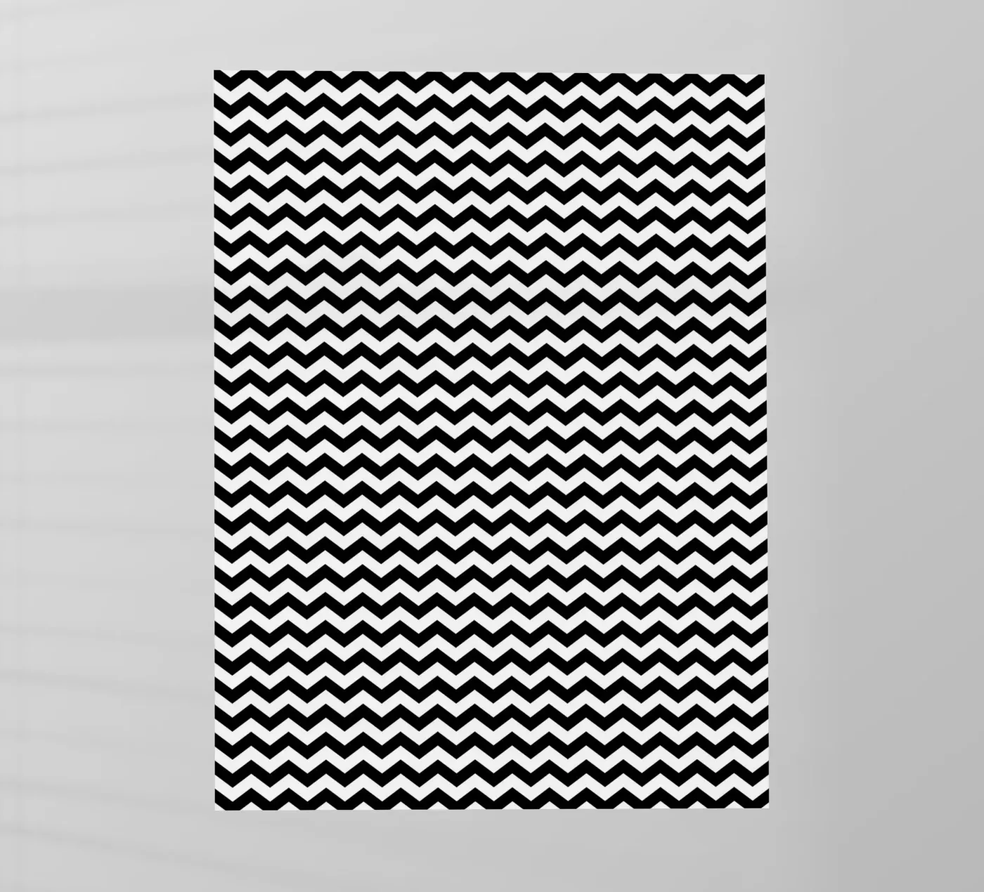 Minimal Chic Basic Chevron Pattern | Bianco e nero pellicola backlit da Beauty in Simplicity