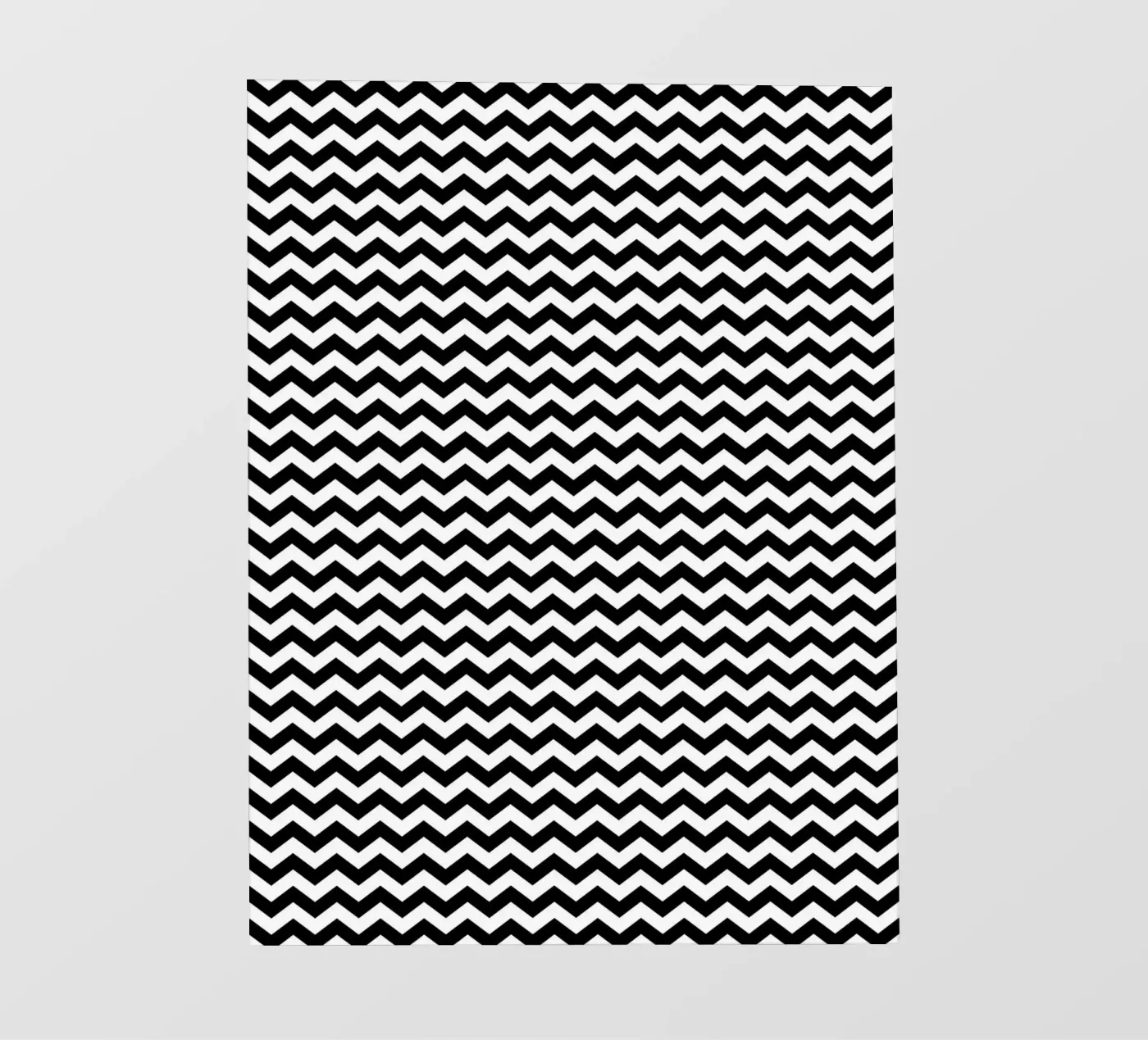Minimal Chic Basic Chevron Pattern | Black and White pvc cover by Beauty in Simplicity