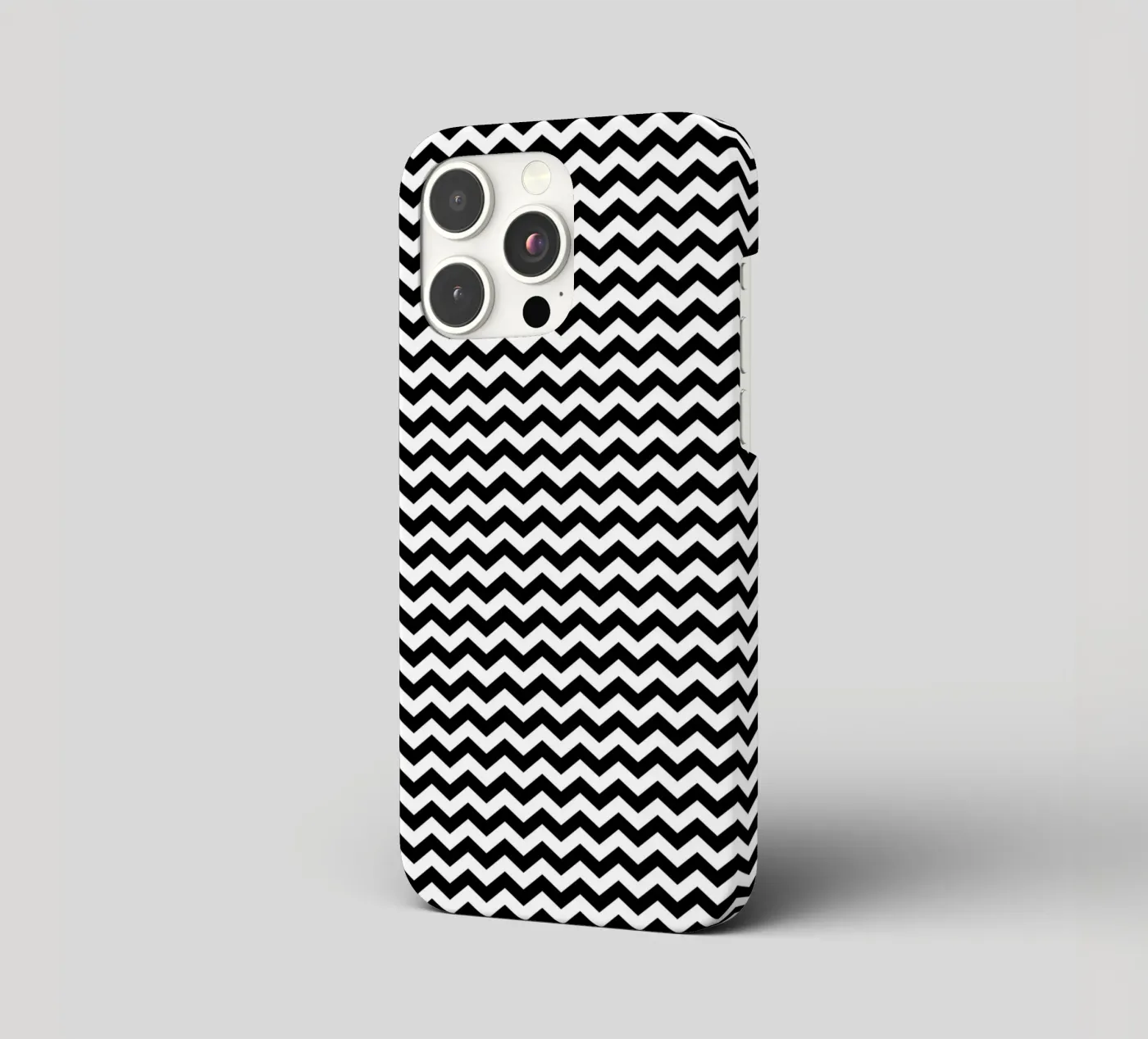 Minimal Chic Basic Chevron Pattern | Bianco e nero cover iphone da Beauty in Simplicity