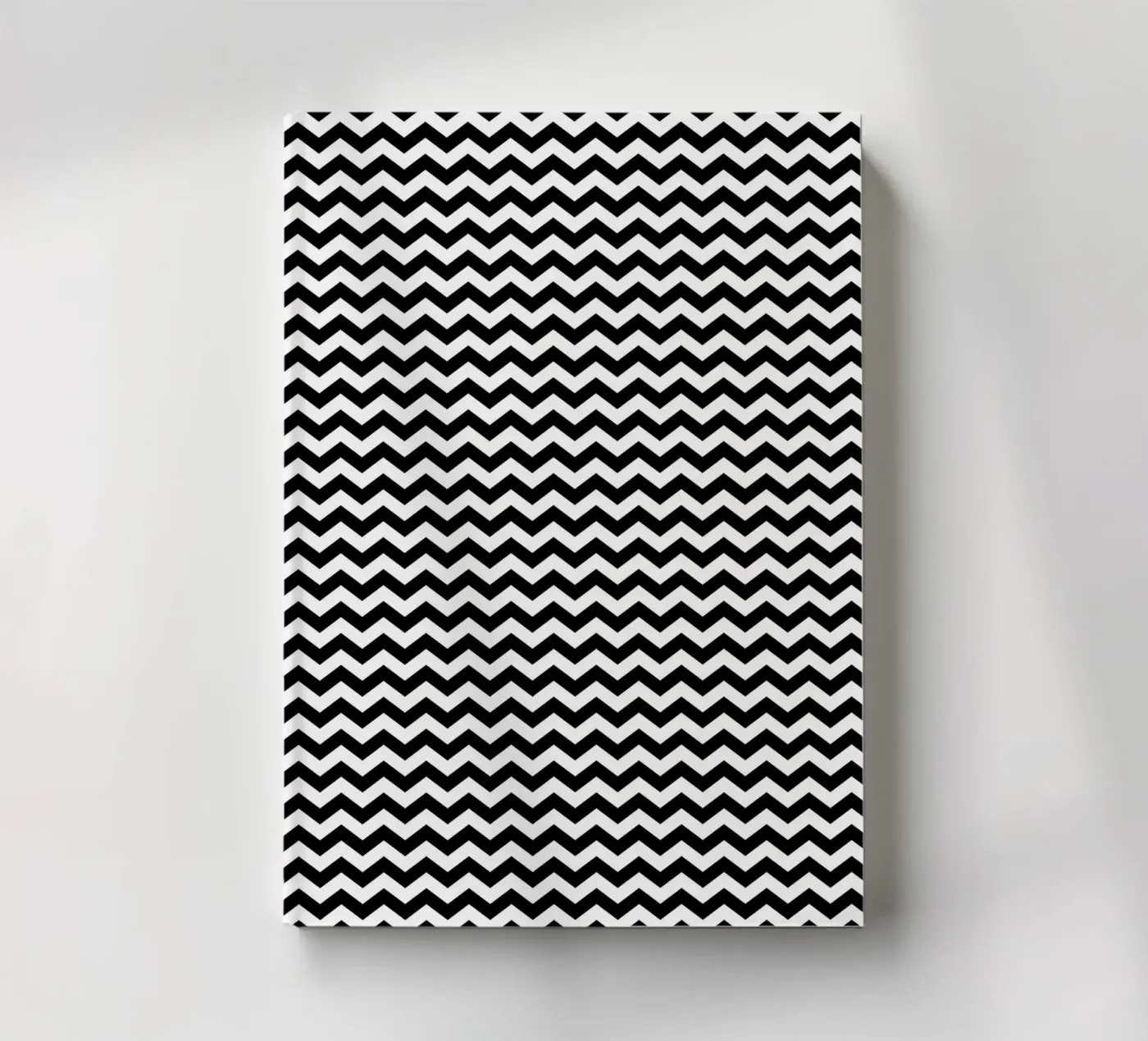 Minimal Chic Basic Chevron Pattern | Bianco e nero quaderno da Beauty in Simplicity