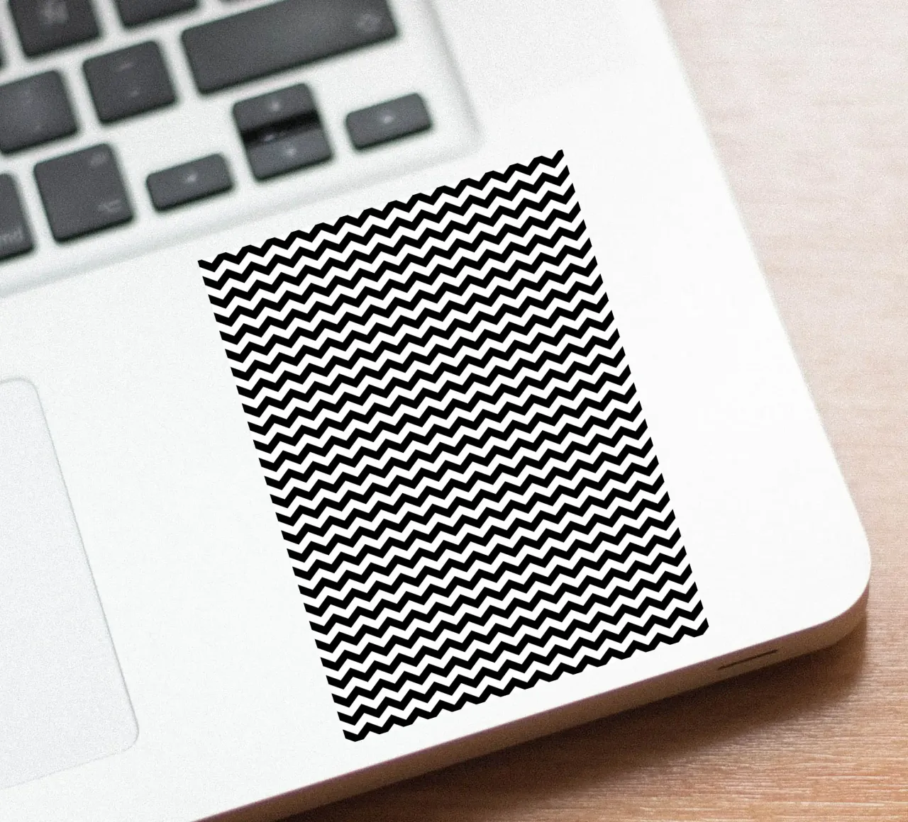 Minimal Chic Basic Chevron Pattern | Bianco e nero adesivo da Beauty in Simplicity