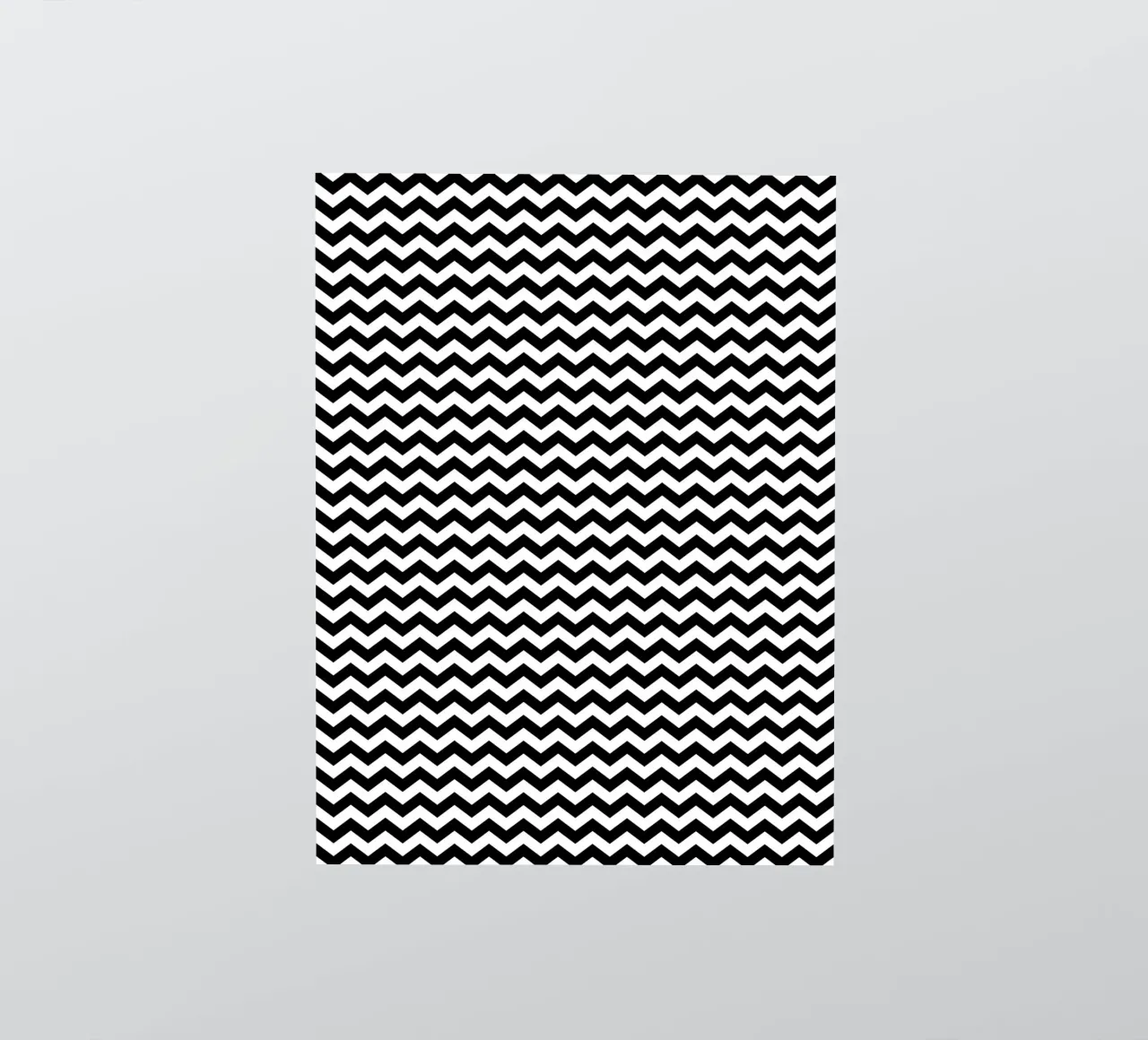 Minimal Chic Basic Chevron Pattern | Bianco e nero adesivo da Beauty in Simplicity