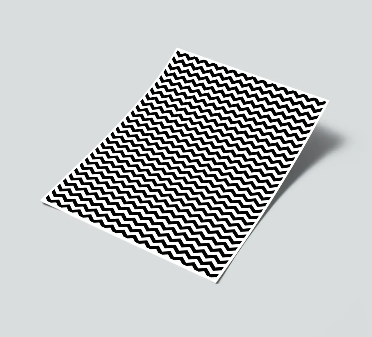 Minimal Chic Basic Chevron Pattern | Bianco e nero foglio adesivo da Beauty in Simplicity