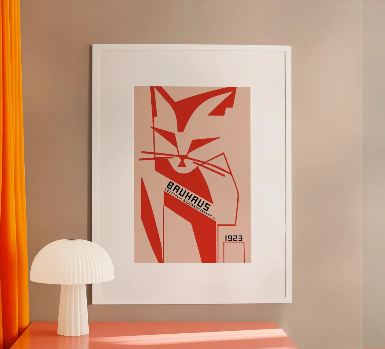 Gatto Bauhaus poster da Arjun