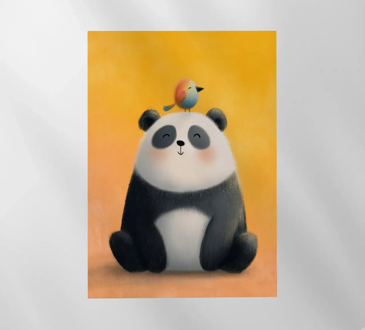 Panda and the Little Bird pellicola backlit da Kiara