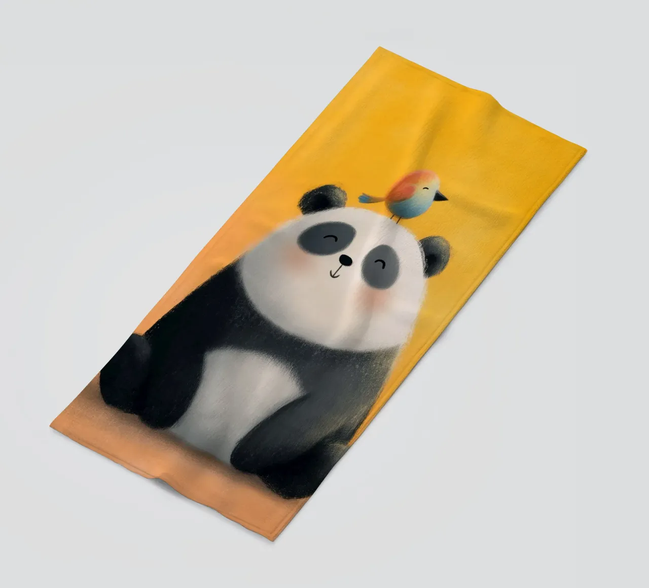 Panda and the Little Bird telo mare da Kiara