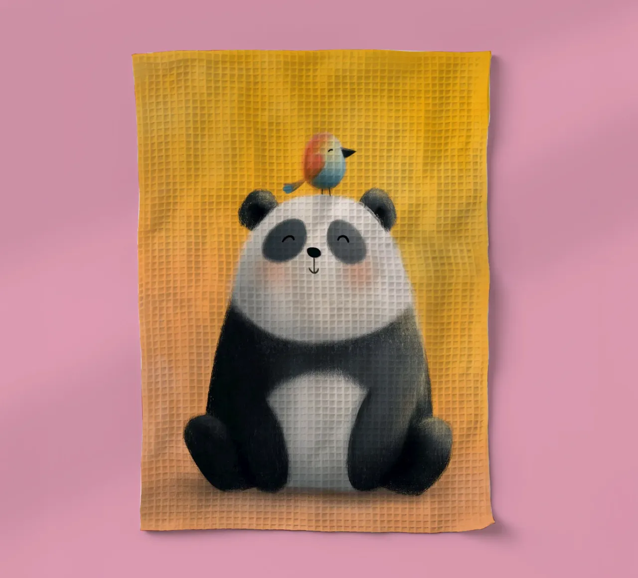 Panda and the Little Bird canovaccio da cucina da Kiara
