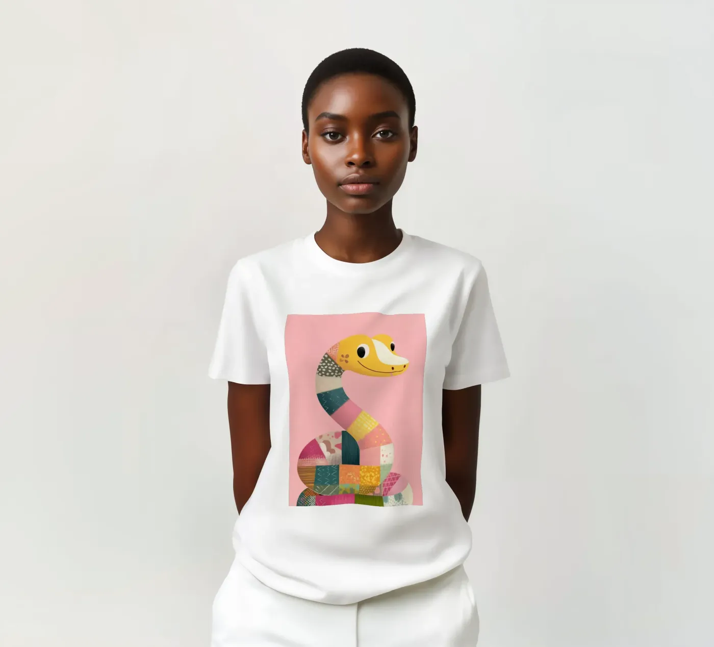 Patchy Python t-shirt da Kiara