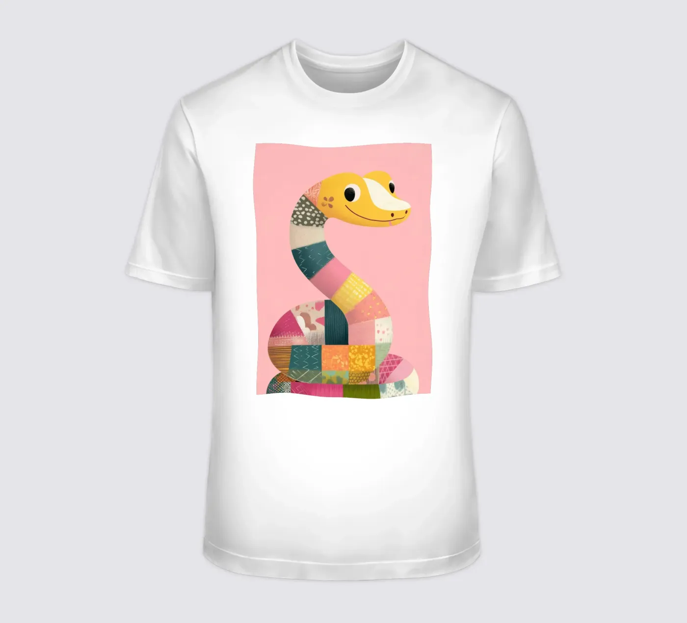 Patchy Python t-shirt van Kiara