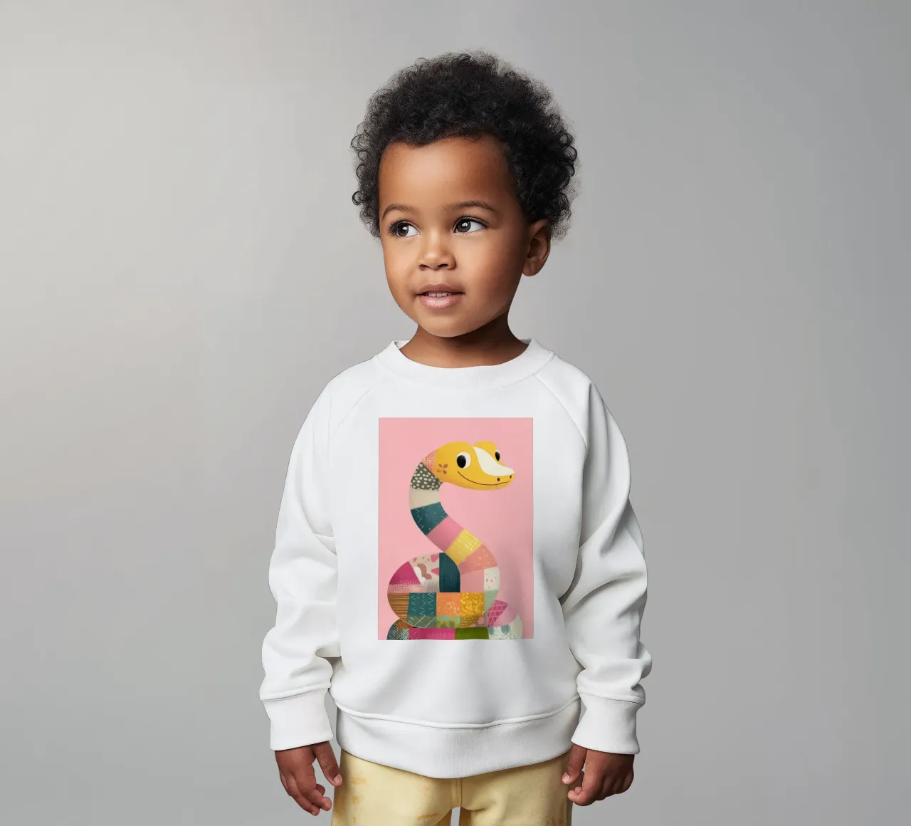 Patchy Python felpa neonato da Kiara