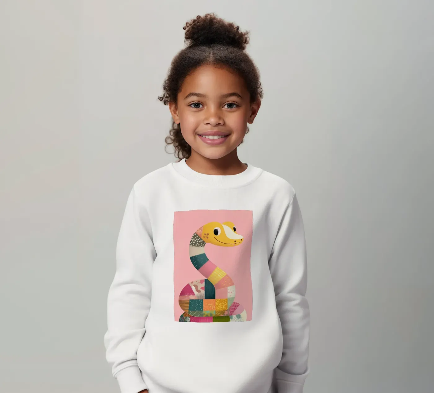Patchy Python Kinder Sweatshirt von Kiara