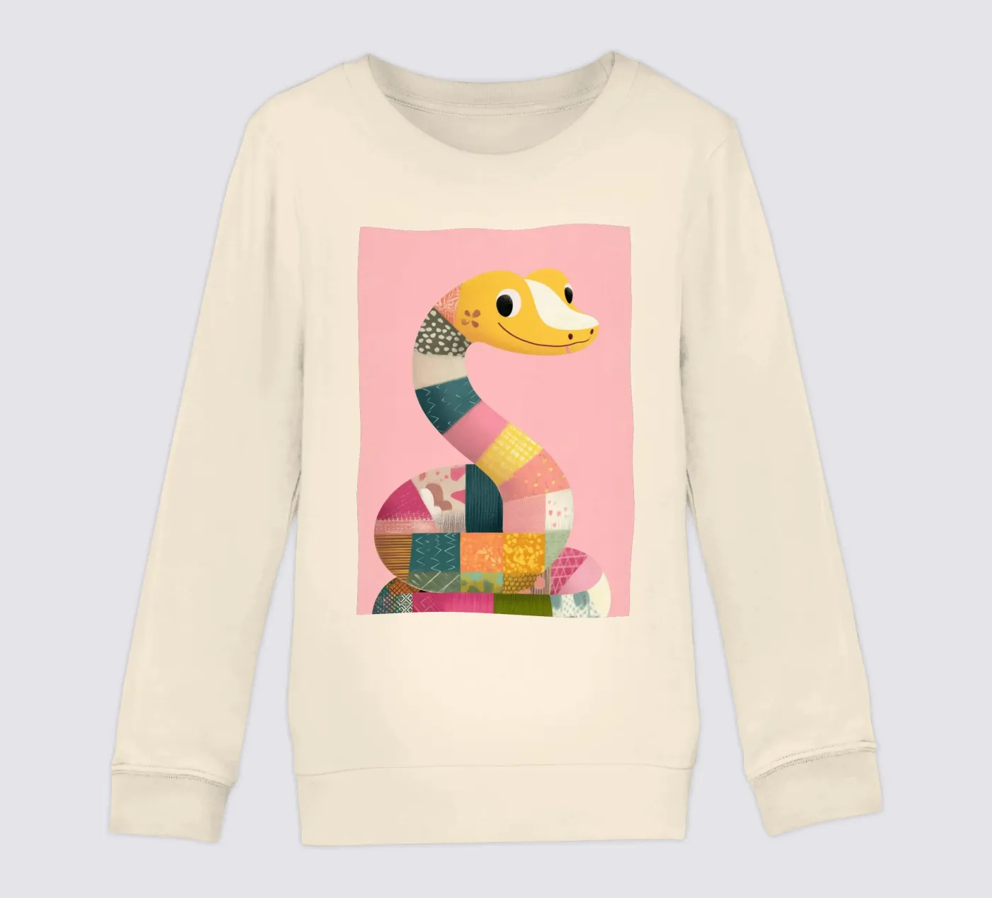 Patchy Python Kinder Sweatshirt von Kiara