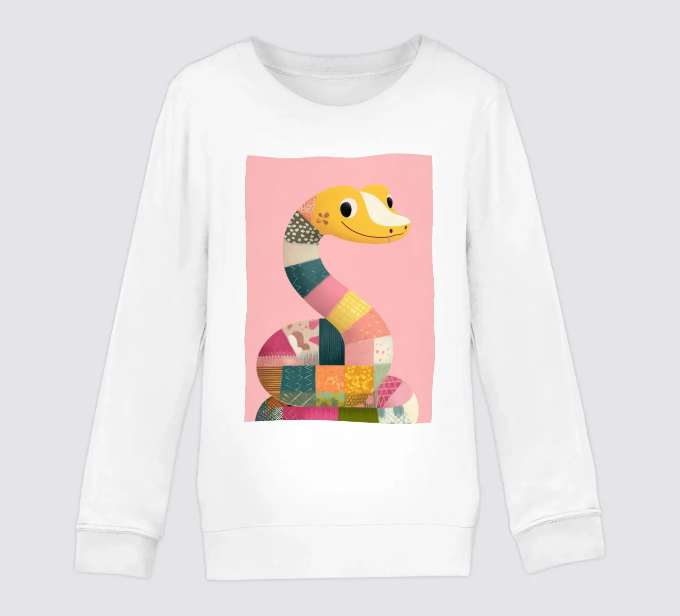 Patchy Python Kinder Sweatshirt von Kiara