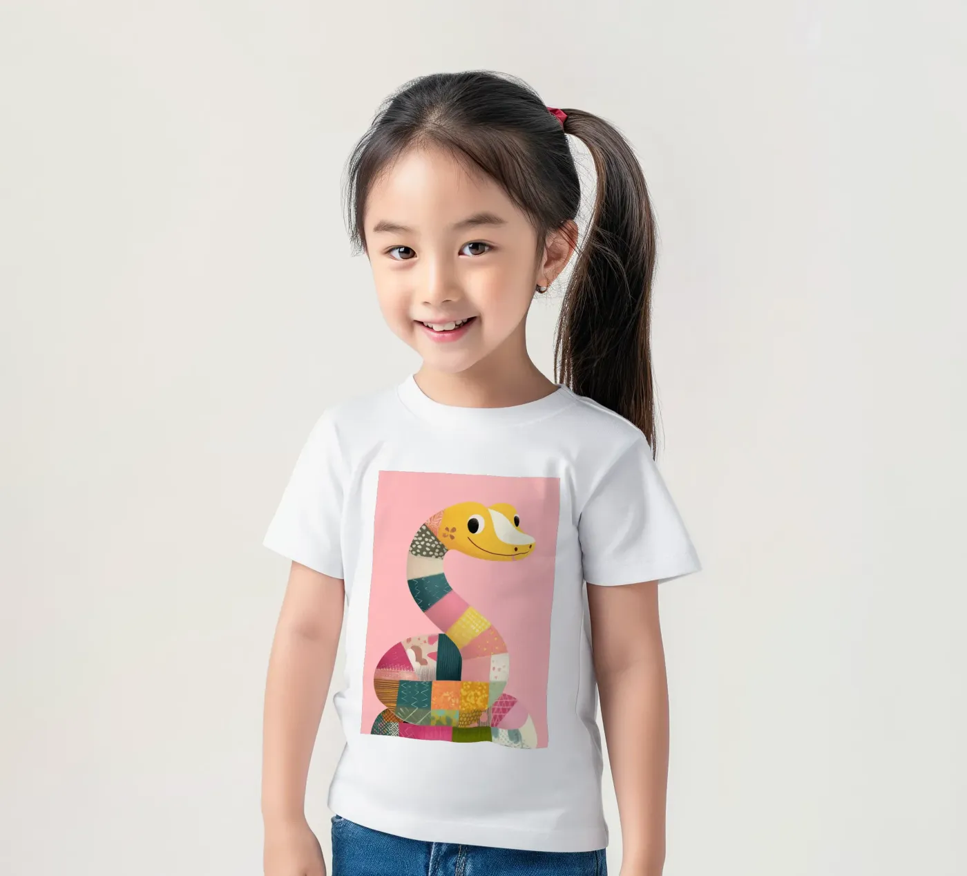 Patchy Python t-shirt enfant de Kiara