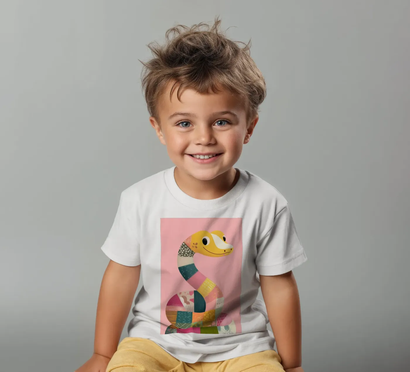 Patchy Python t-shirt enfant de Kiara