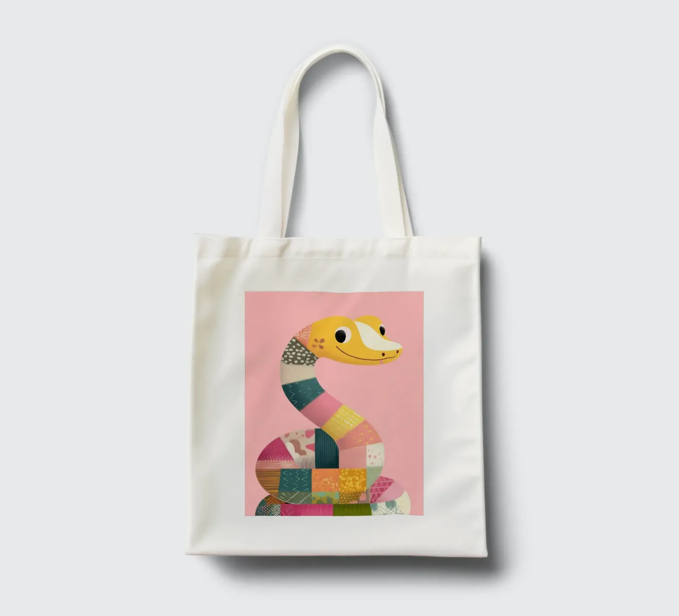 Patchy Python jute draagtas van Kiara