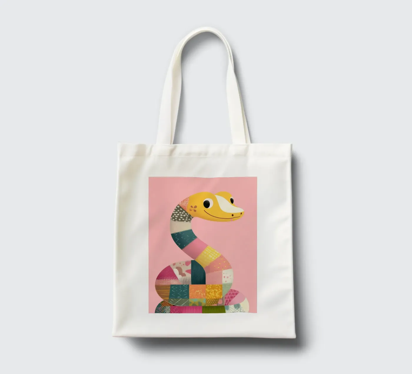 Patchy Python borsa in juta da Kiara