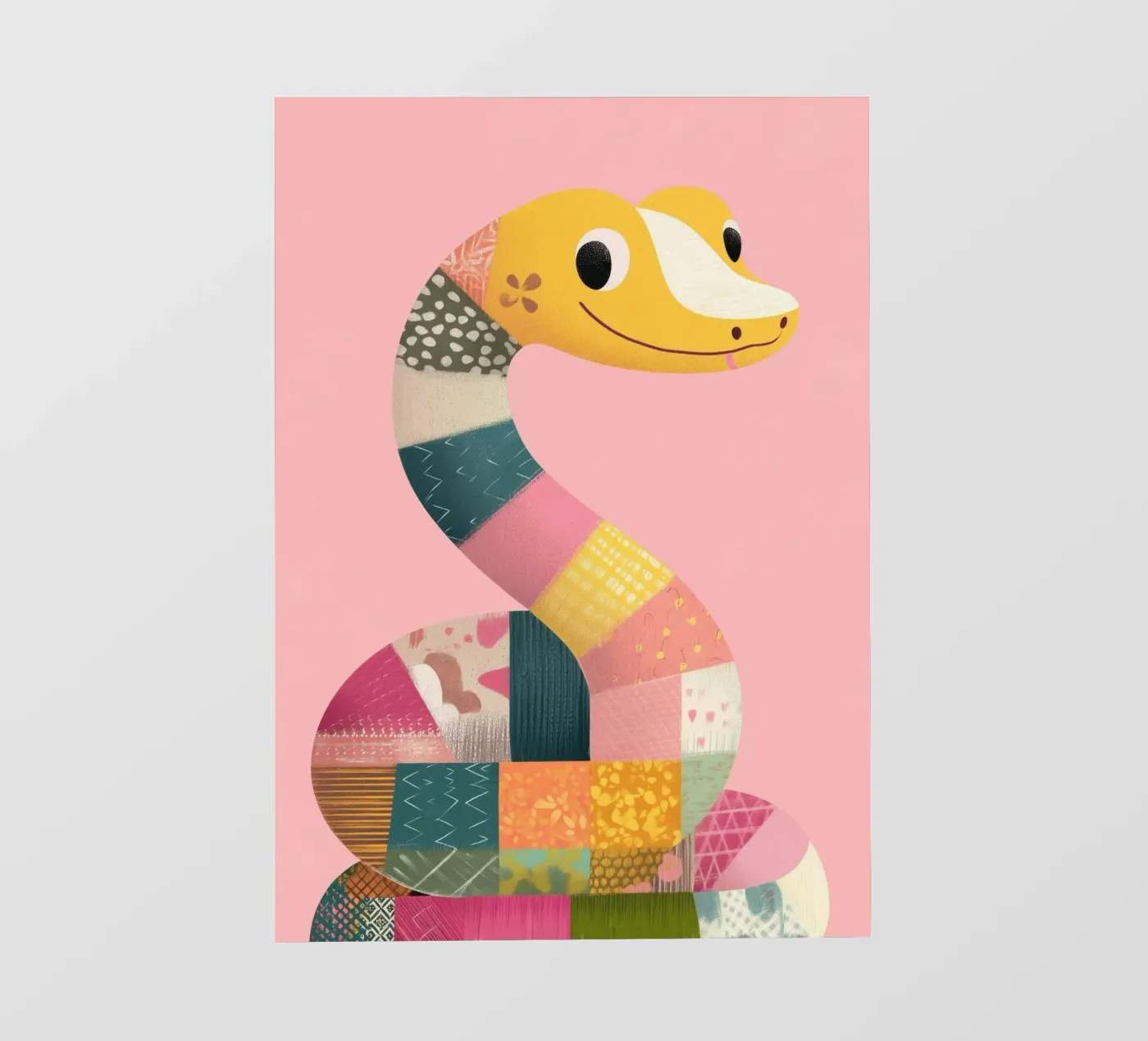 Patchy Python fotobehang van Kiara