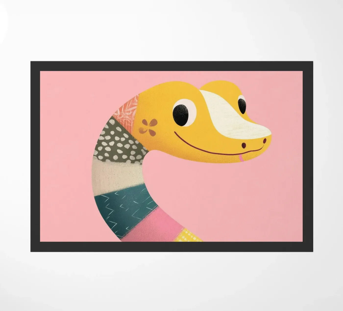 Patchy Python Fußmatte von Kiara