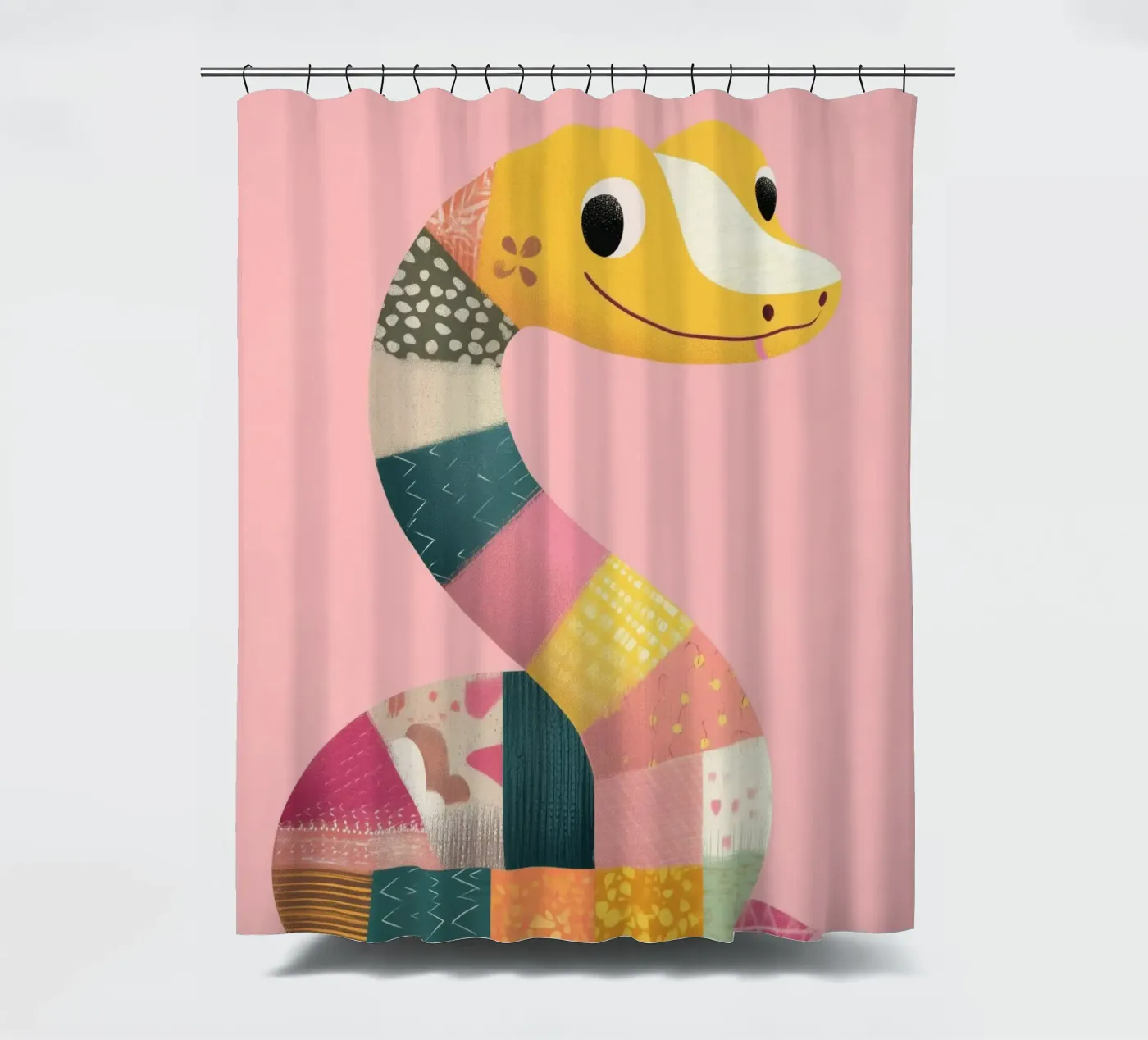 Patchy Python douchegordijn van Kiara
