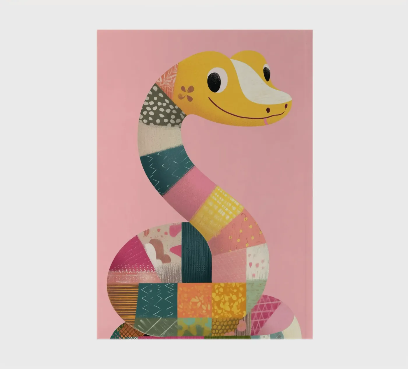 Patchy Python notitieboek van Kiara