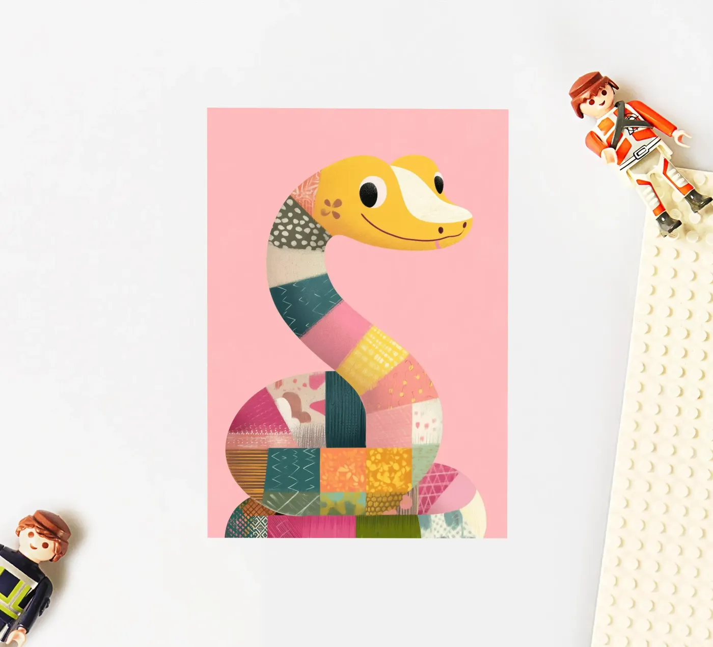 Patchy Python sticker van Kiara