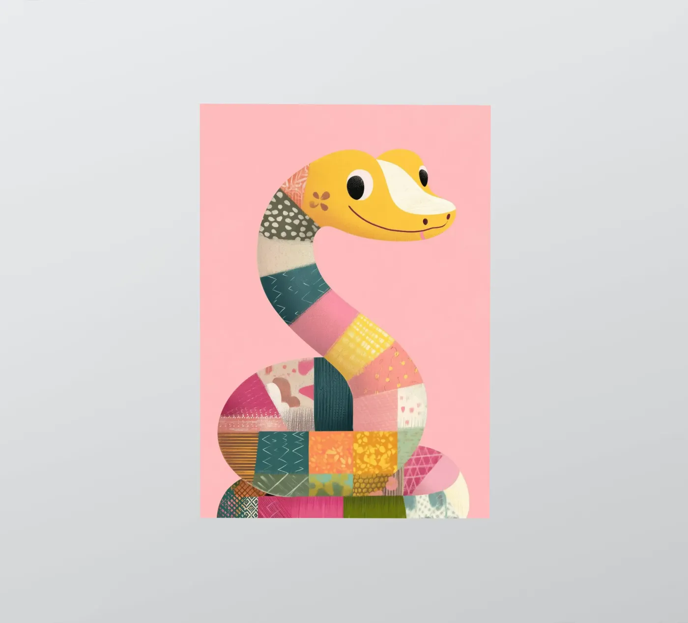 Patchy Python sticker van Kiara