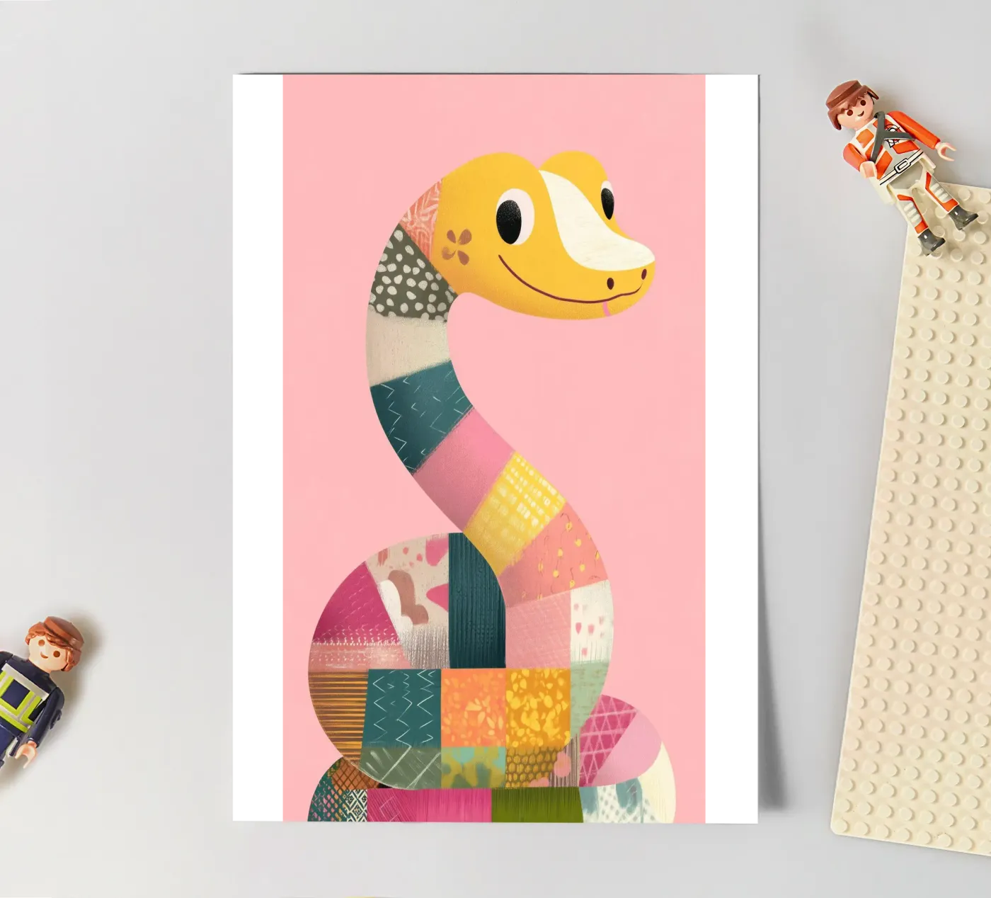 Patchy Python Stickerbogen von Kiara