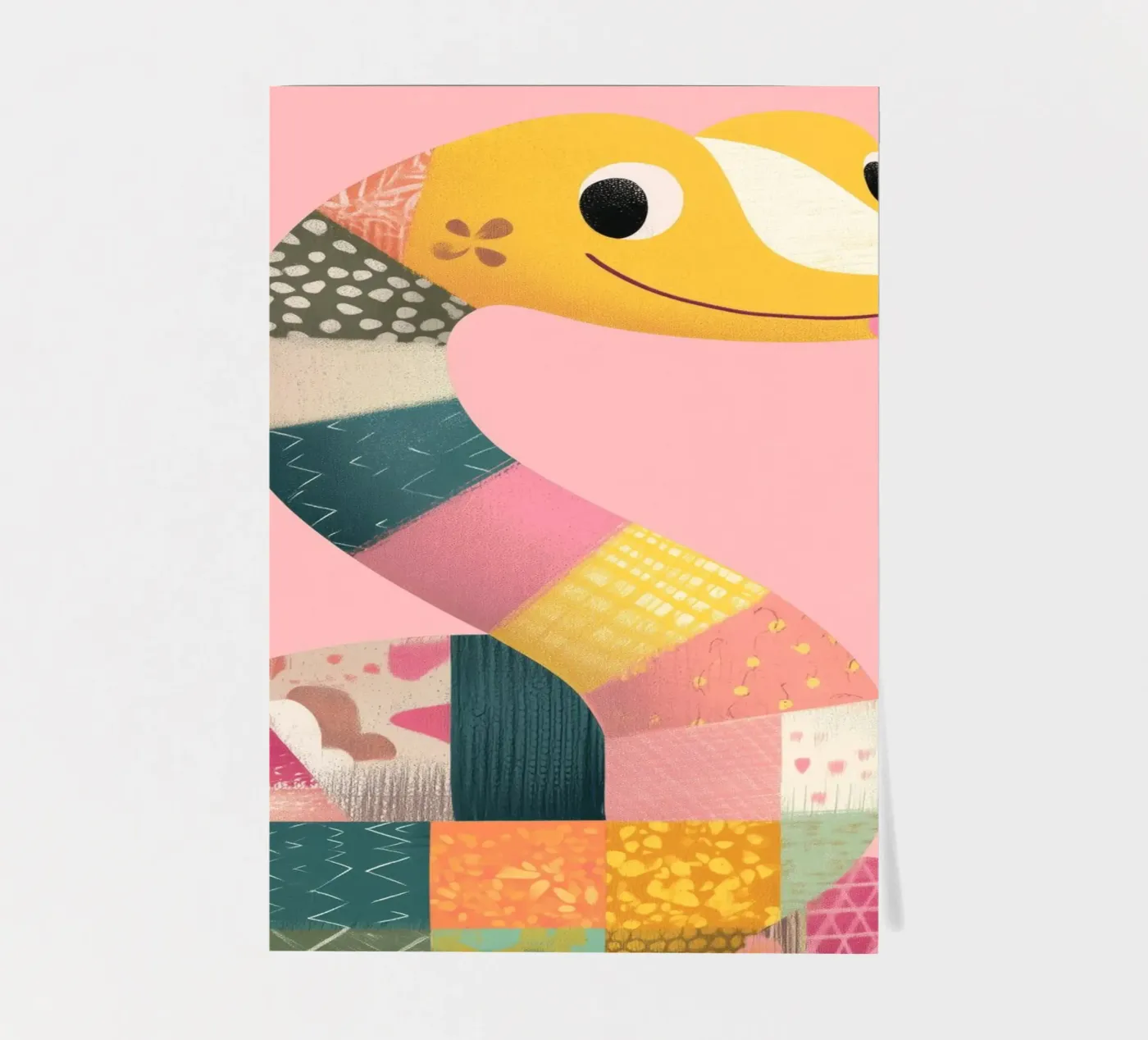 Patchy Python Stickerbogen von Kiara