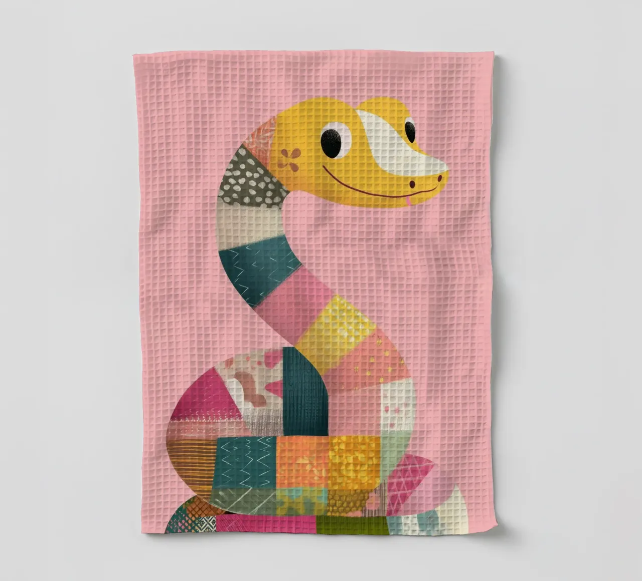 Patchy Python Geschirrtuch von Kiara
