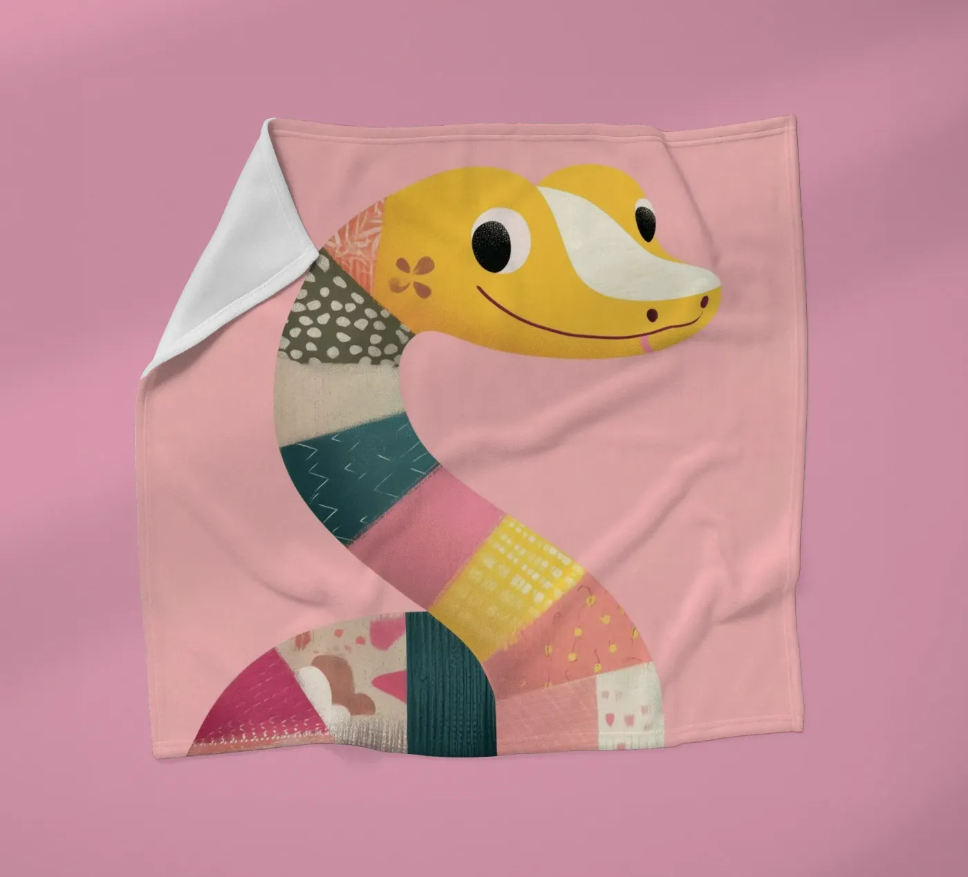 Patchy Python plaid polaire de Kiara