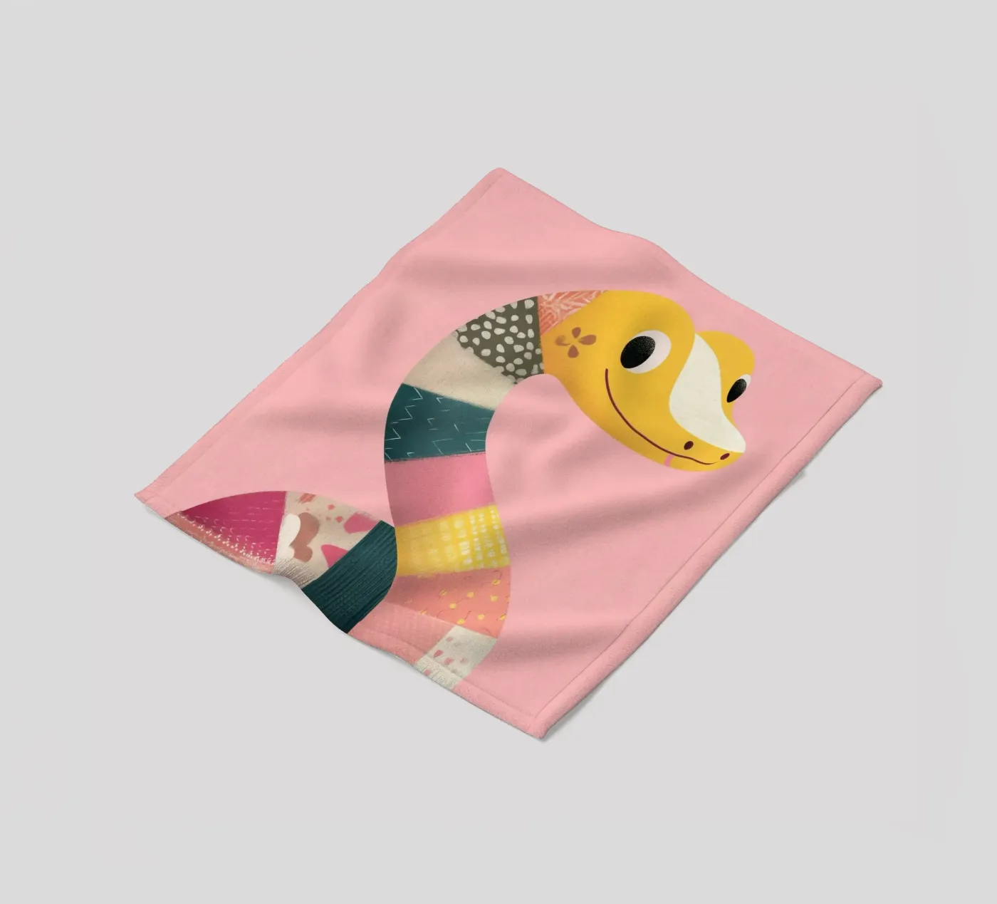 Patchy Python plaid polaire de Kiara