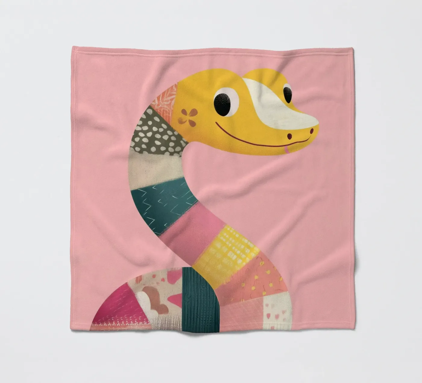 Patchy Python plaid polaire de Kiara