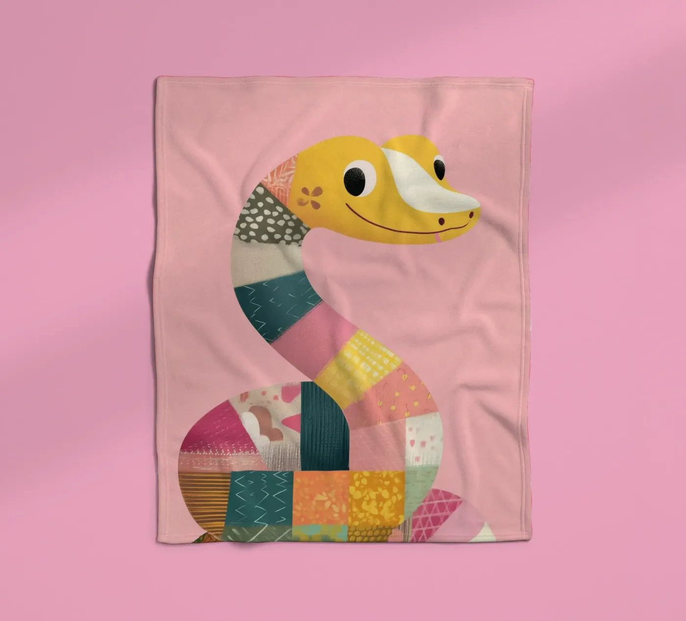 Patchy Python plaid polaire de Kiara