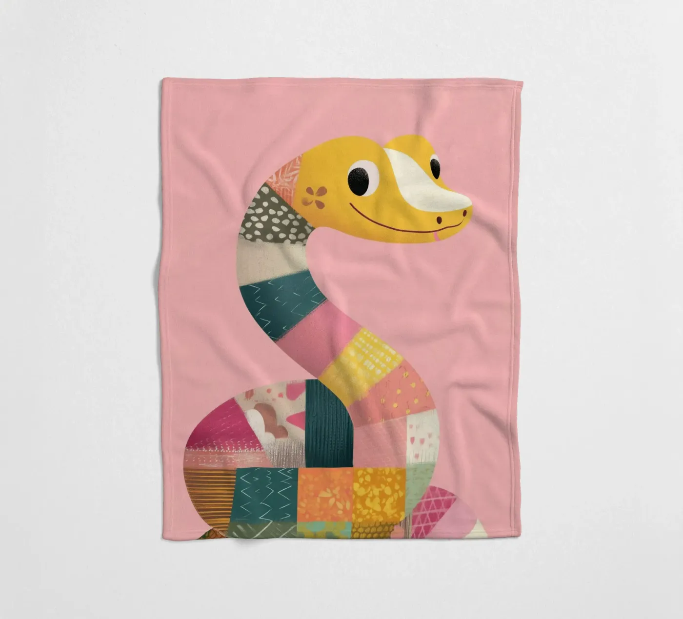 Patchy Python plaid polaire de Kiara