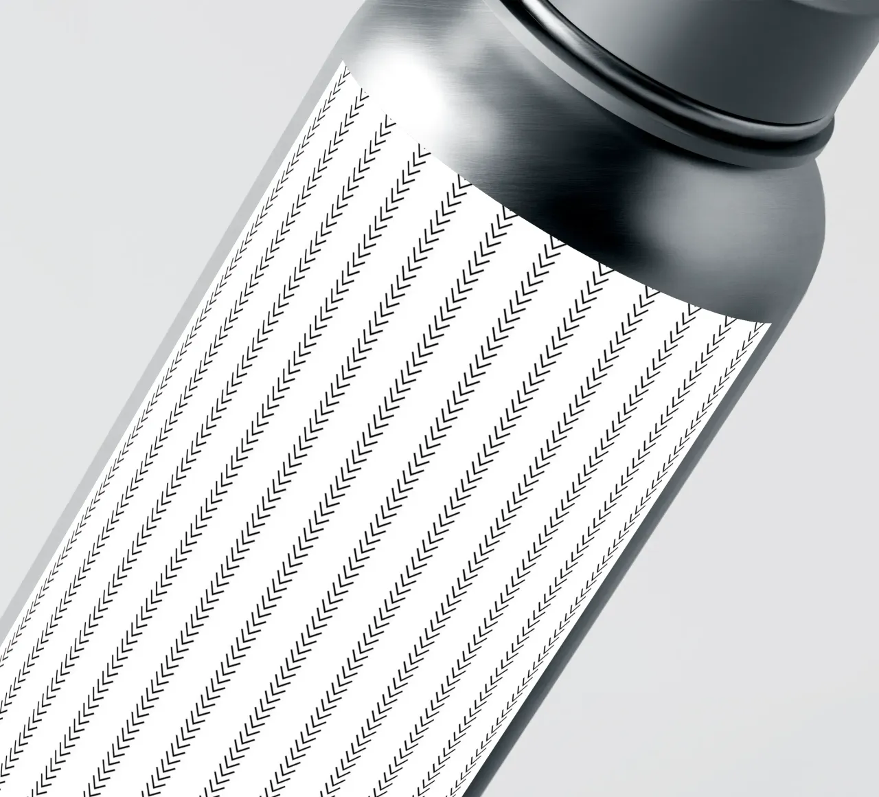 Minimal Basic Klassiek Gestreepte Pijlen | Zwart op Wit sticker van Beauty in Simplicity
