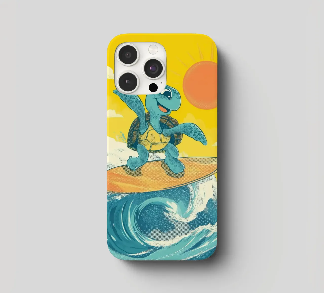 Surf's Up, Turtle! cover iphone da Kiara