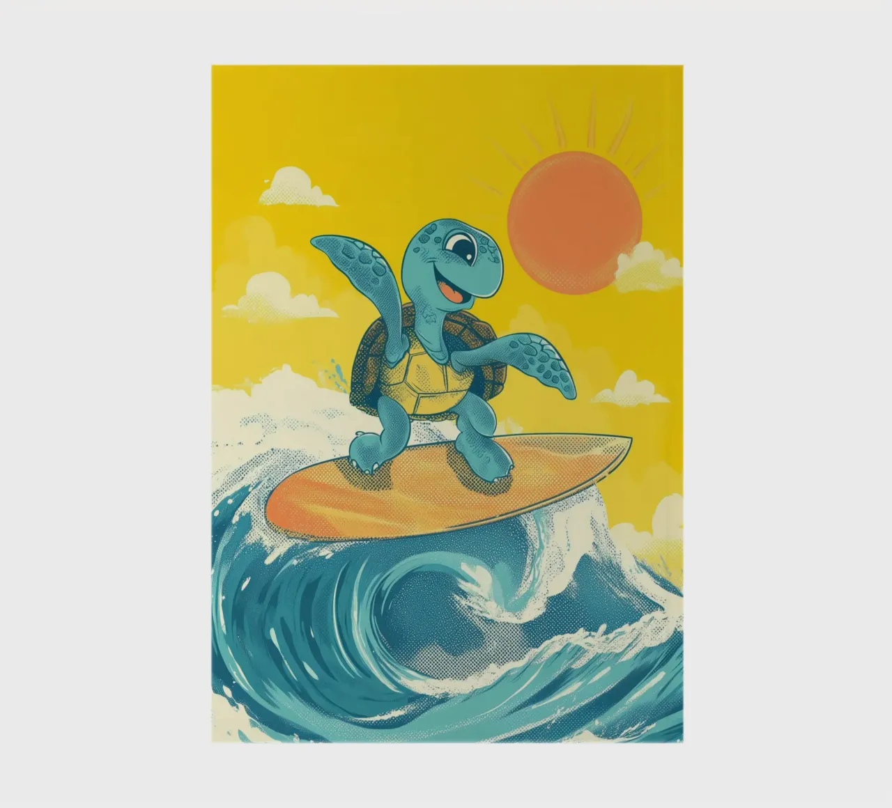 Surf's Up, Turtle! notebook by Kiara