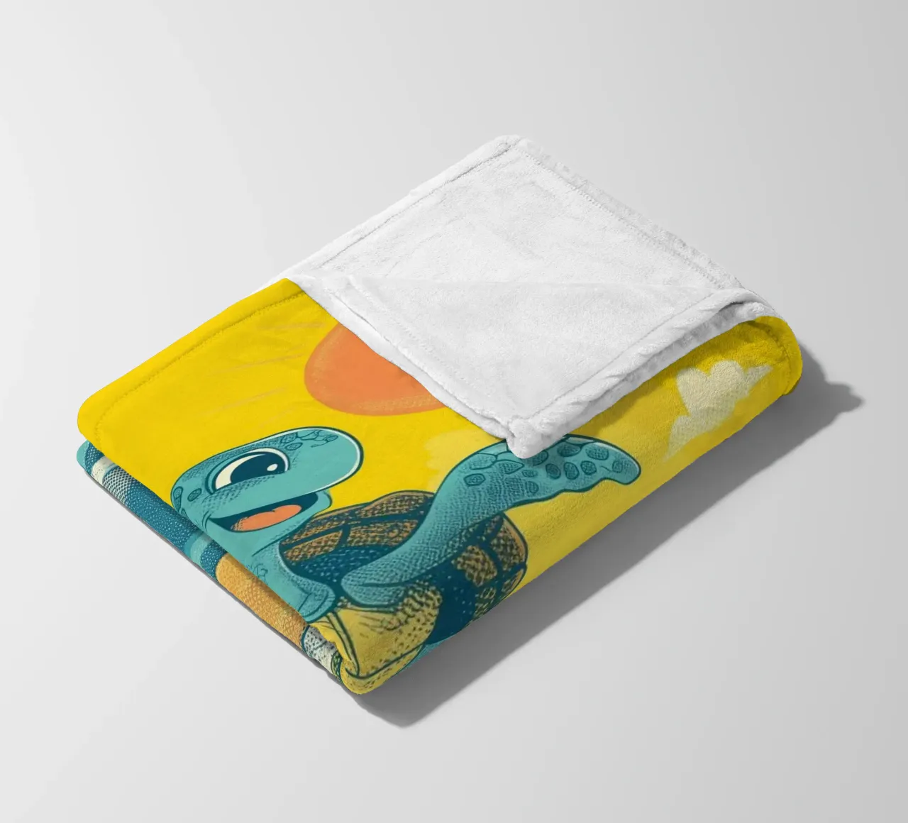 Surf's Up, Turtle! coperta in pile da Kiara