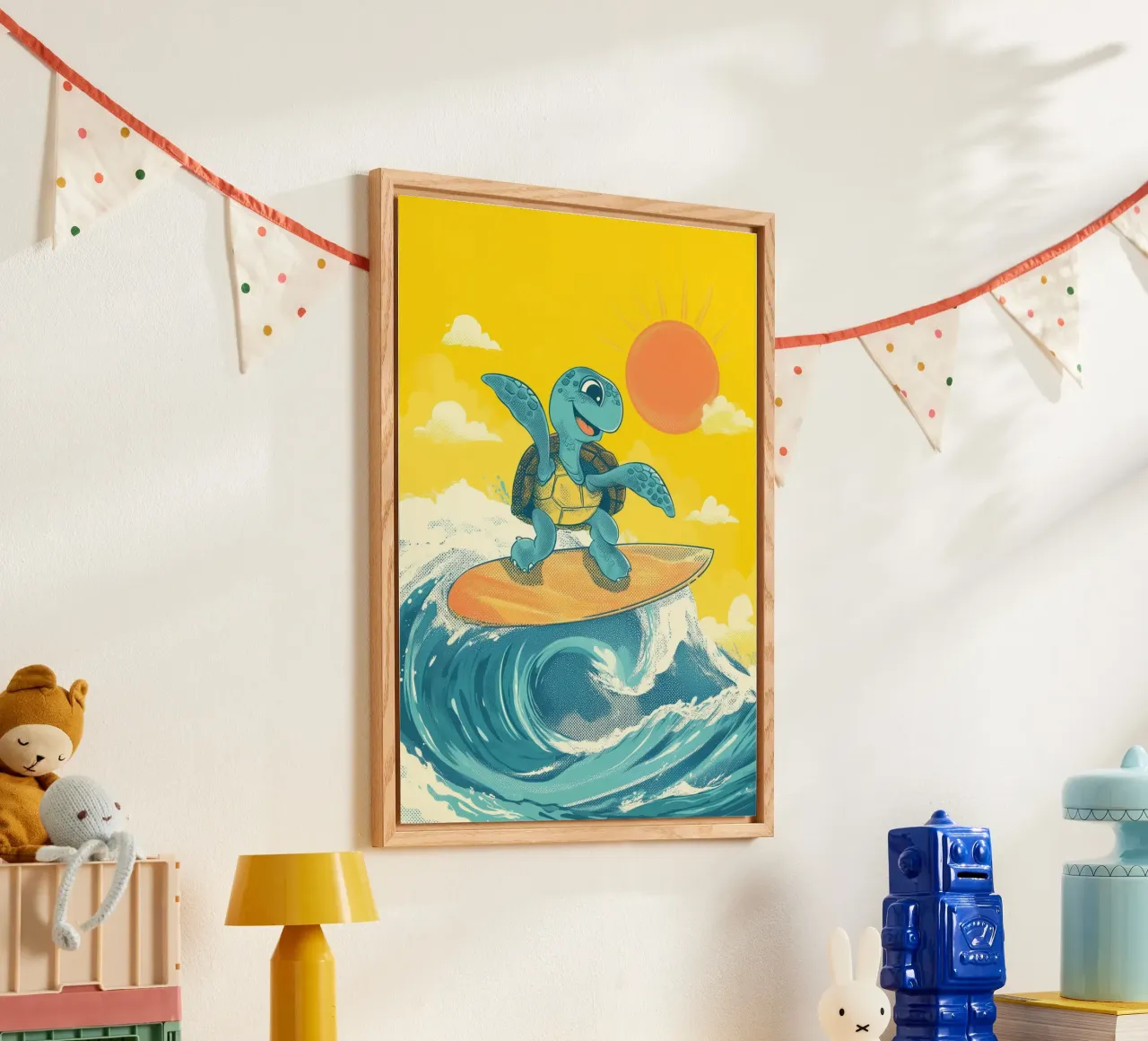 Surf's Up, Turtle! plexiglass da Kiara