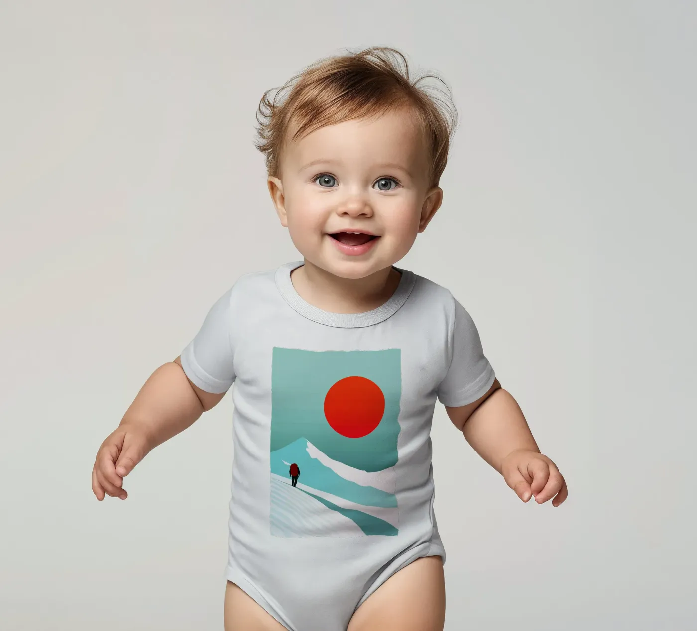 Explorer body neonato maniche corte da LeDieg