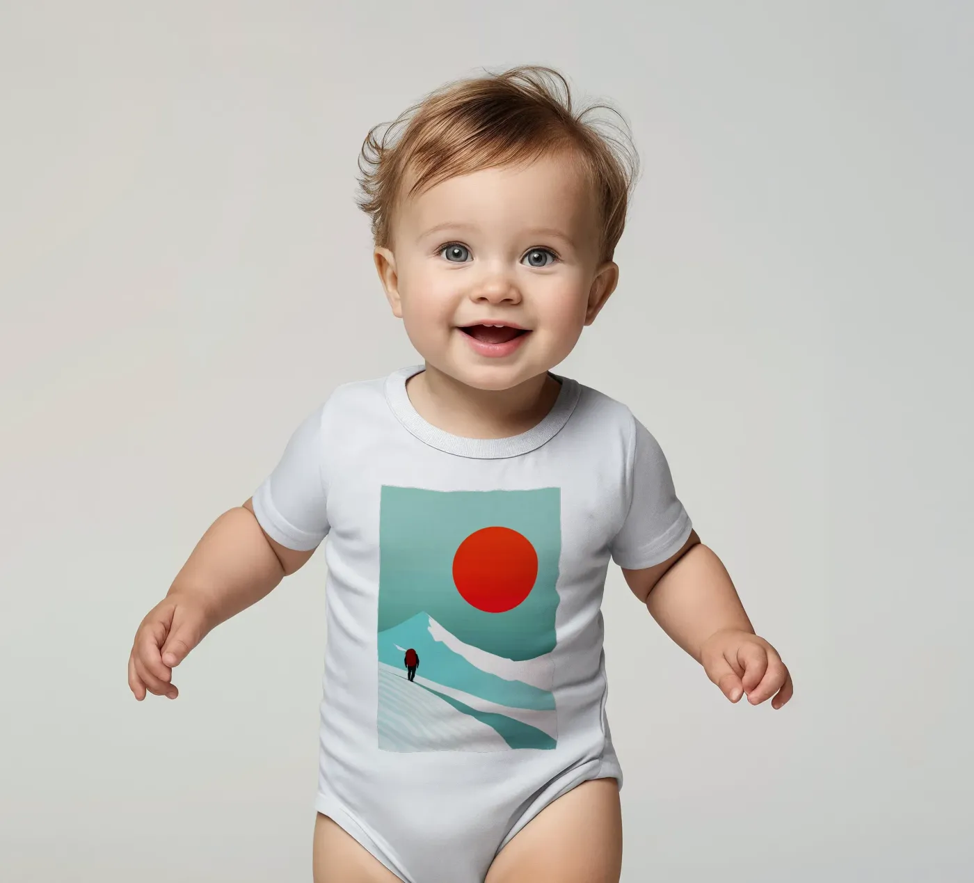 Explorer body neonato maniche corte da LeDieg
