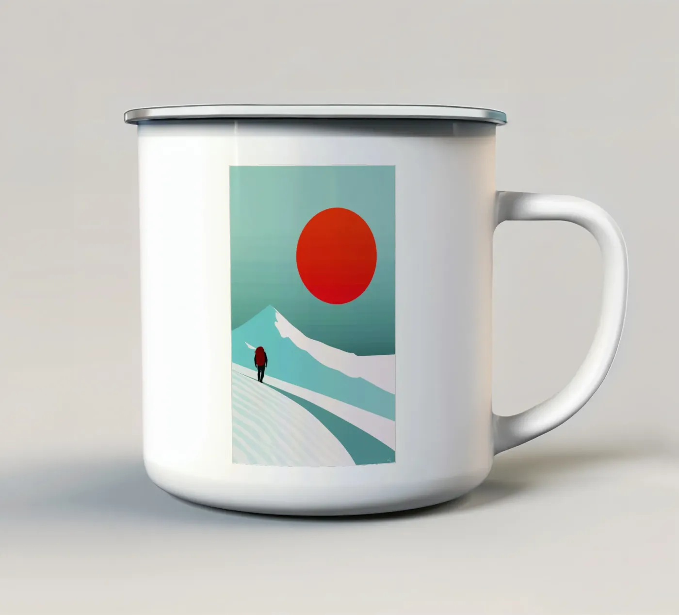 Explorer enamel mug by LeDieg