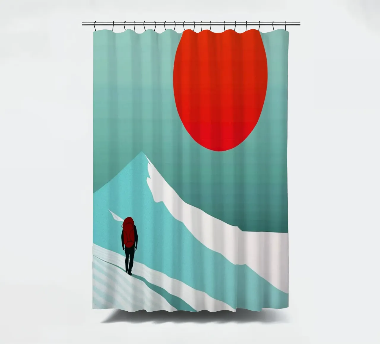 Explorer shower curtain by LeDieg