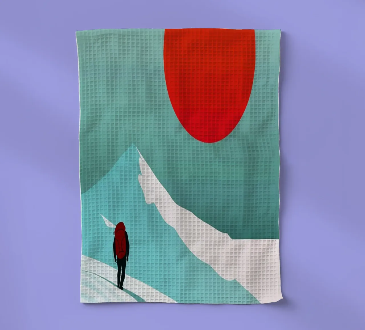 Explorer tea towel by LeDieg