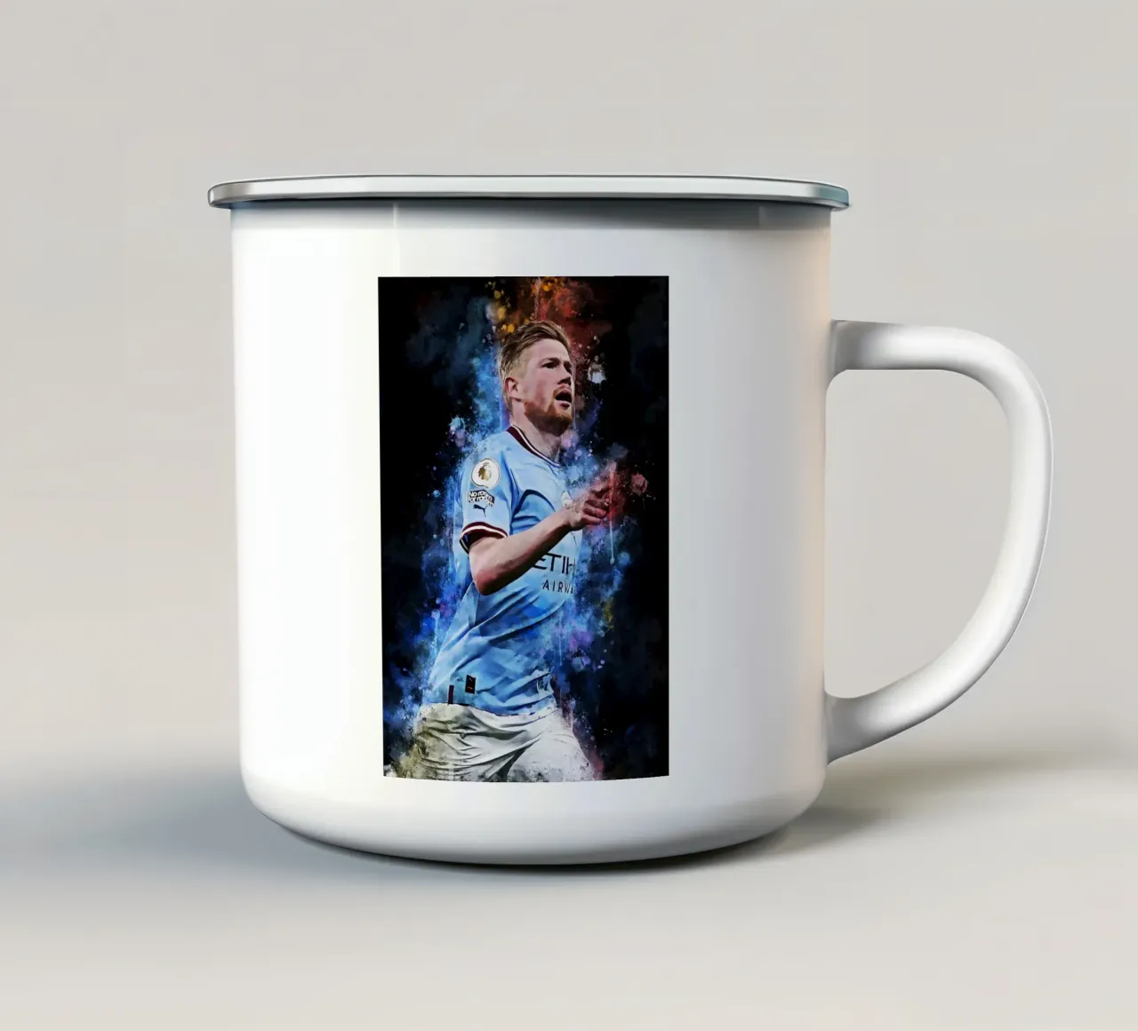Kevin De Bruyne tazza in smalto da MasterInkArt